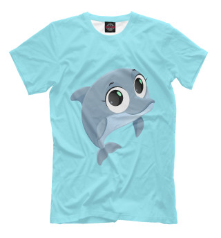 Мужская футболка Дельфин
