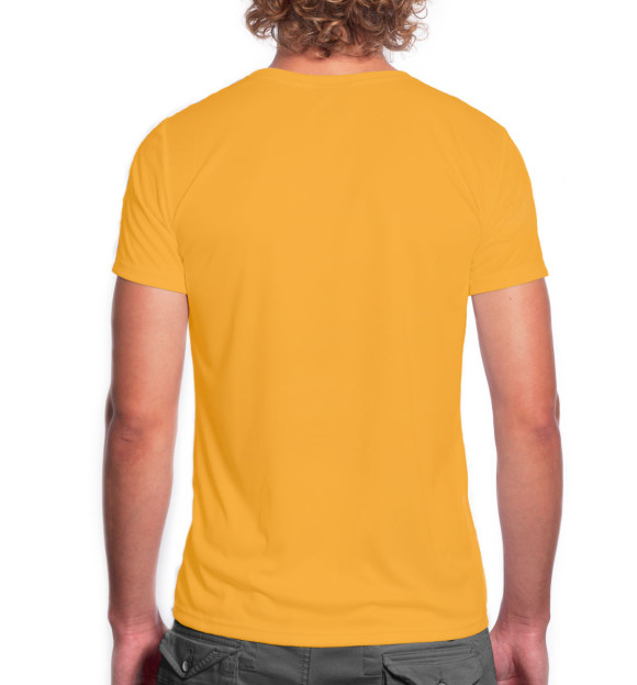 Мужская футболка с изображением Восход цвета Белый