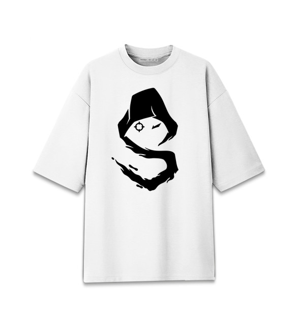 Женская футболка оверсайз с изображением PUBG цвета Белый