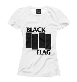 Женская футболка Black Flag