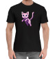 Мужская хлопковая футболка Волшебный кот
