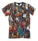 Мужская футболка Электро гитары