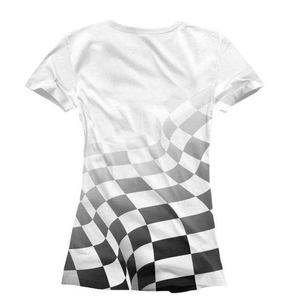 Женская футболка с изображением VOLVO, ВОЛЬВО цвета Белый