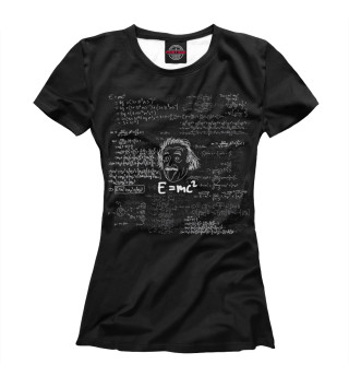 Женская футболка Эйнштейн