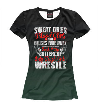 Женская футболка Wrestle