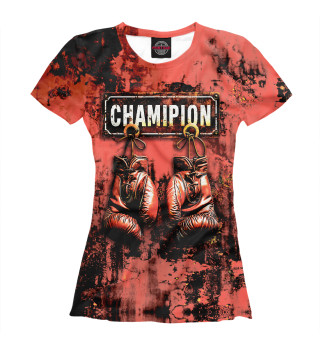 Женская футболка Champion boxing