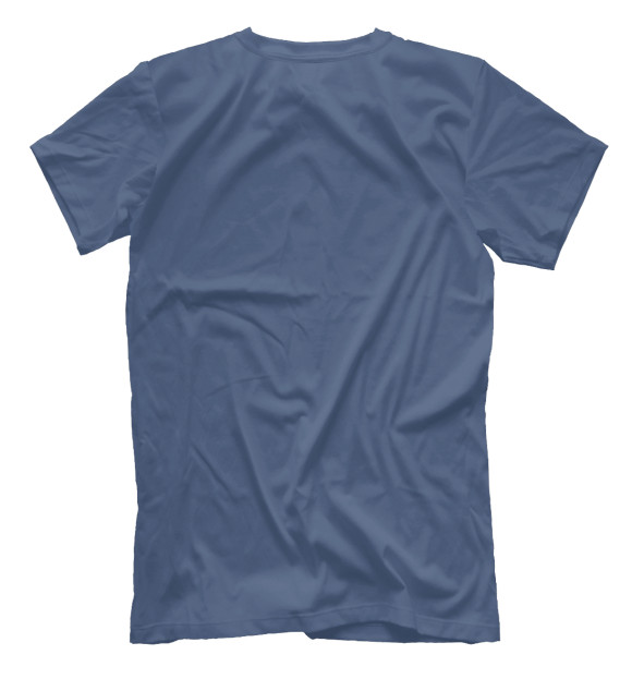 Мужская футболка с изображением Цифровой дождь цвета Белый
