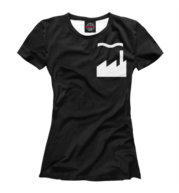 Женская футболка с изображением Factory Records цвета Белый