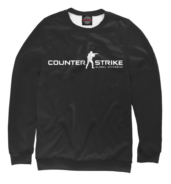 Свитшот для мальчиков с изображением Counter-Strike Global Offensive цвета Белый