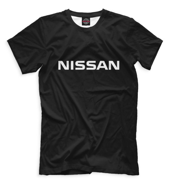 Футболка для мальчиков с изображением Nissan цвета Черный