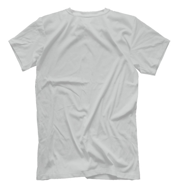 Мужская футболка с изображением Кармашек с пандами цвета Белый