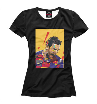 Женская футболка Messi