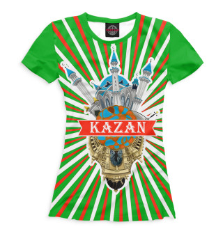 Женская футболка Казань