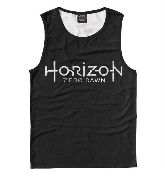 Майка для мальчика с изображением Horizon Zero Dawn цвета Белый