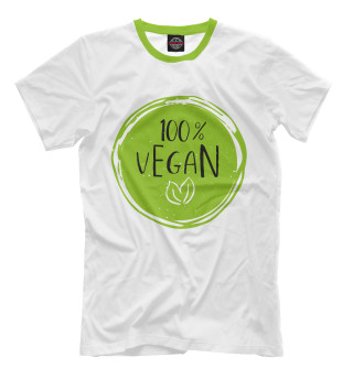 Мужская футболка 100% Vegan