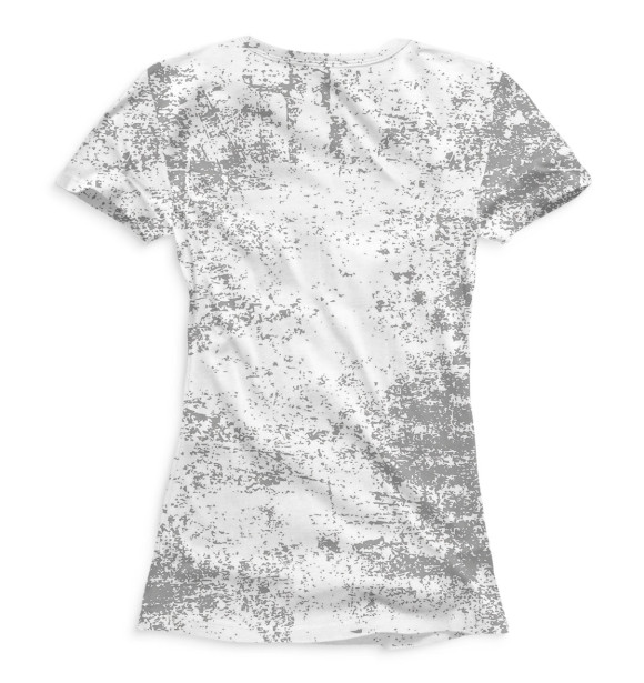 Женская футболка с изображением Рожден быть идеалом — 1969 цвета Белый