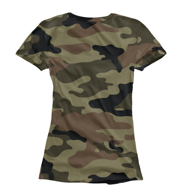 Женская футболка с изображением Воздушно Десантные Войска цвета Белый