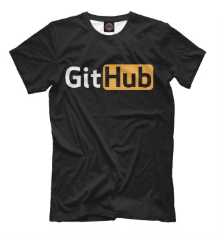 Футболка для мальчиков GitHub в стиле Pornhub для веб-разработчиков