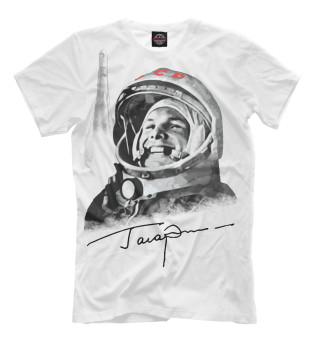 Мужская футболка Гагарин