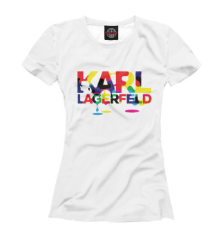 Женская футболка Карл Лагерфельд
