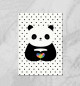 Плакат Любовь панды