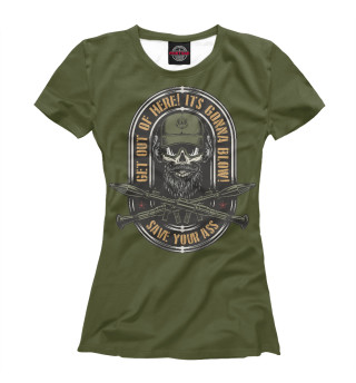 Женская футболка Псы войны