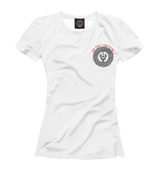Женская футболка Символ Руевит/Повергая зло