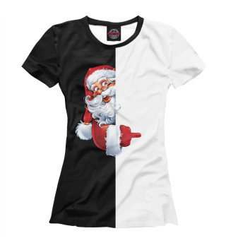 Женская футболка Дедушка Мороз