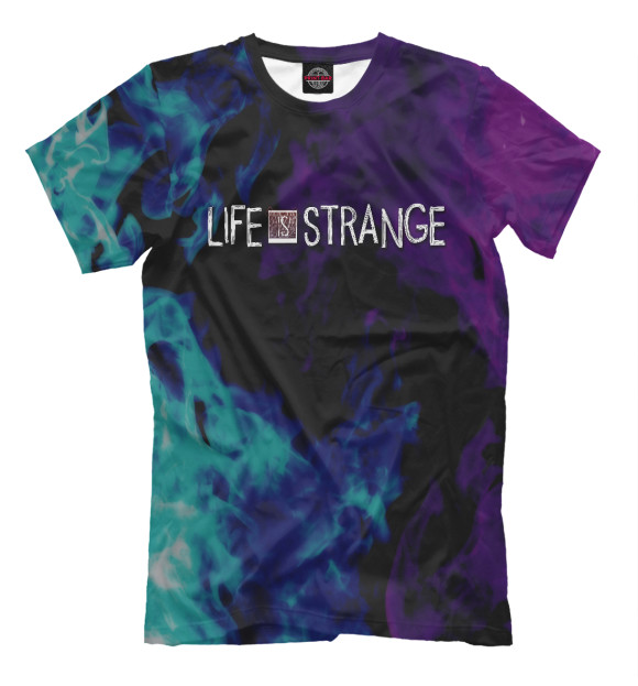 Мужская футболка с изображением Life Is Strange цвета Белый