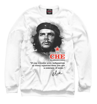 Женский свитшот Che (белый фон)