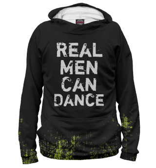 Женское худи Real Men Can Dance