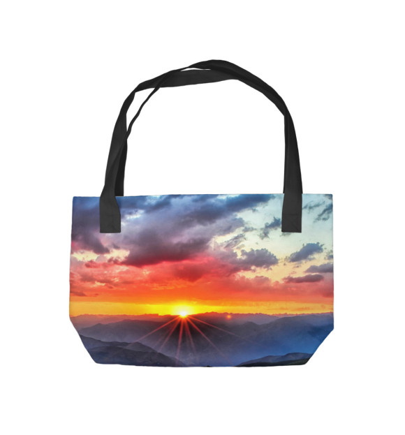 Пляжная сумка с изображением Sunrise цвета 