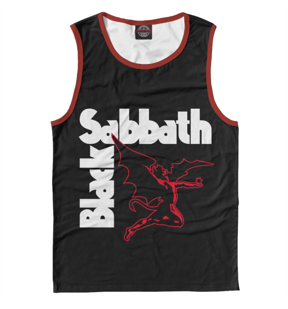 Майка для мальчика с изображением Black Sabbath цвета Белый