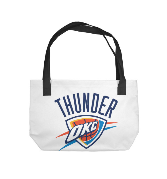 Пляжная сумка с изображением Oklahoma City Thunder цвета 