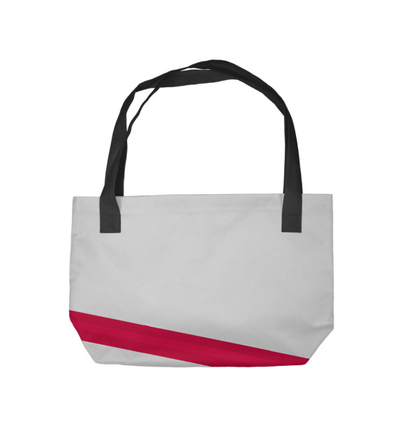 Пляжная сумка с изображением Колькин подарочек цвета 