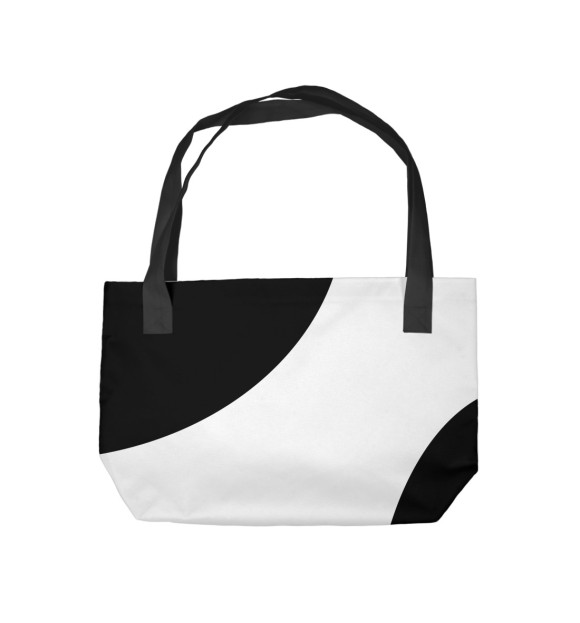 Пляжная сумка с изображением Russia Black&White цвета 