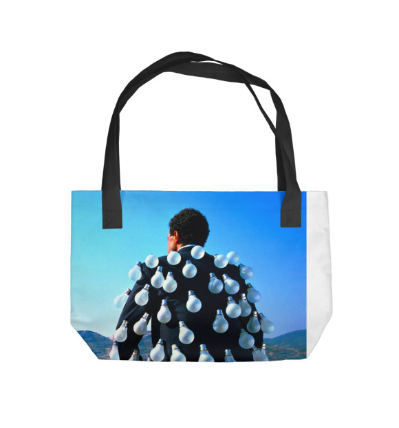 Пляжная сумка с изображением Delicate sound of thunder цвета 