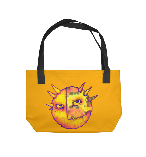 Пляжная сумка с изображением HappySun цвета 