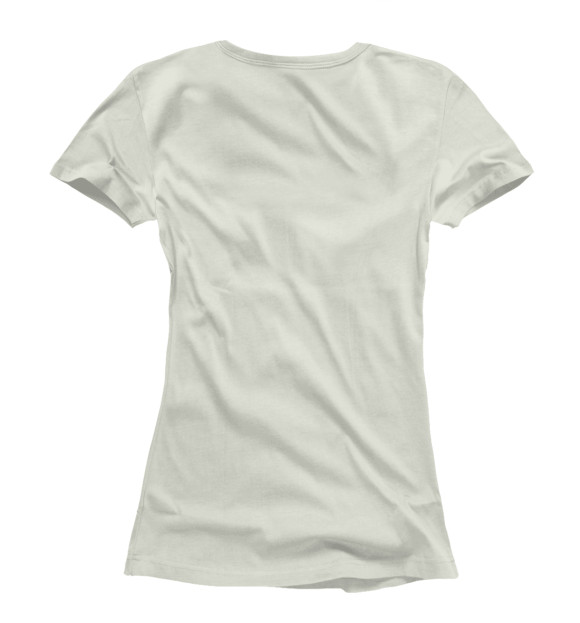 Женская футболка с изображением Чекист цвета Белый