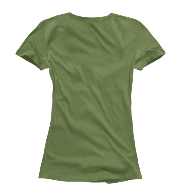 Женская футболка с изображением Иероним Босх. Сад земных наслаждений цвета Белый