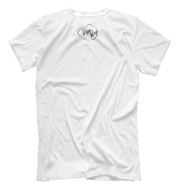 Мужская футболка с изображением Stop Smoking Start VAping цвета Белый