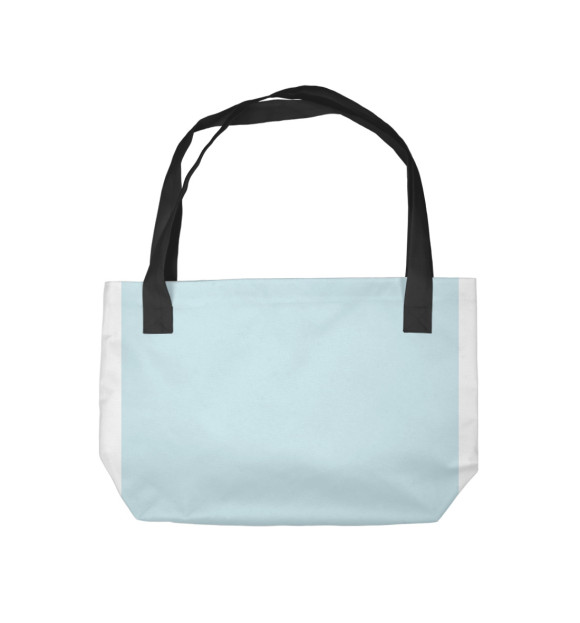 Пляжная сумка с изображением Мишка сёрфер цвета 