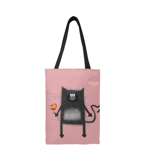 Сумка-шоппер с изображением Любите котиков! цвета 