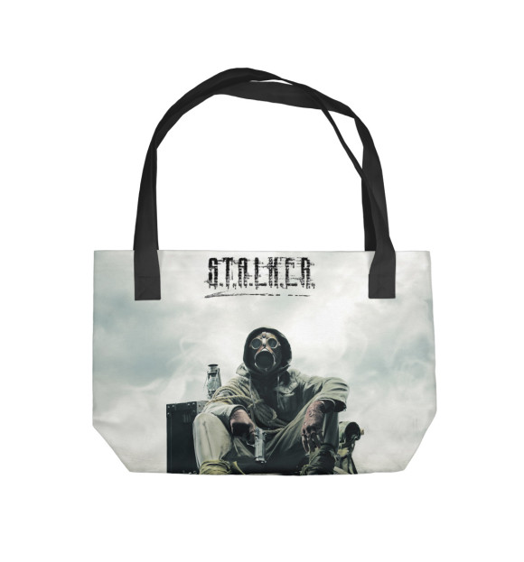 Пляжная сумка с изображением Stalker цвета 