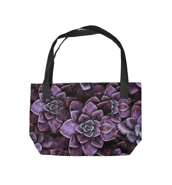 Пляжная сумка с изображением Енот в цветах цвета 