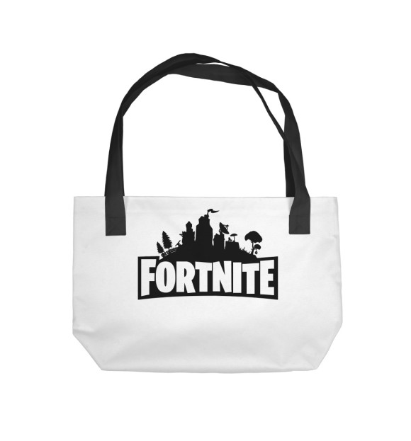 Пляжная сумка с изображением Fortnite цвета 