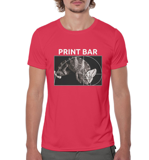 Мужская футболка с изображением Print Bar 5 лет цвета Белый