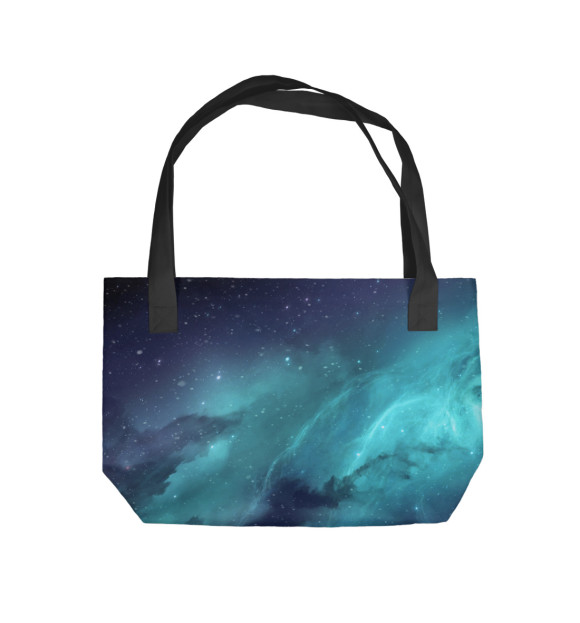 Пляжная сумка с изображением Галактика цвета 