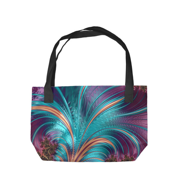 Пляжная сумка с изображением Жар-Птица цвета 