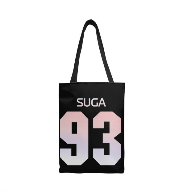 Сумка-шоппер с изображением BTS Suga цвета 